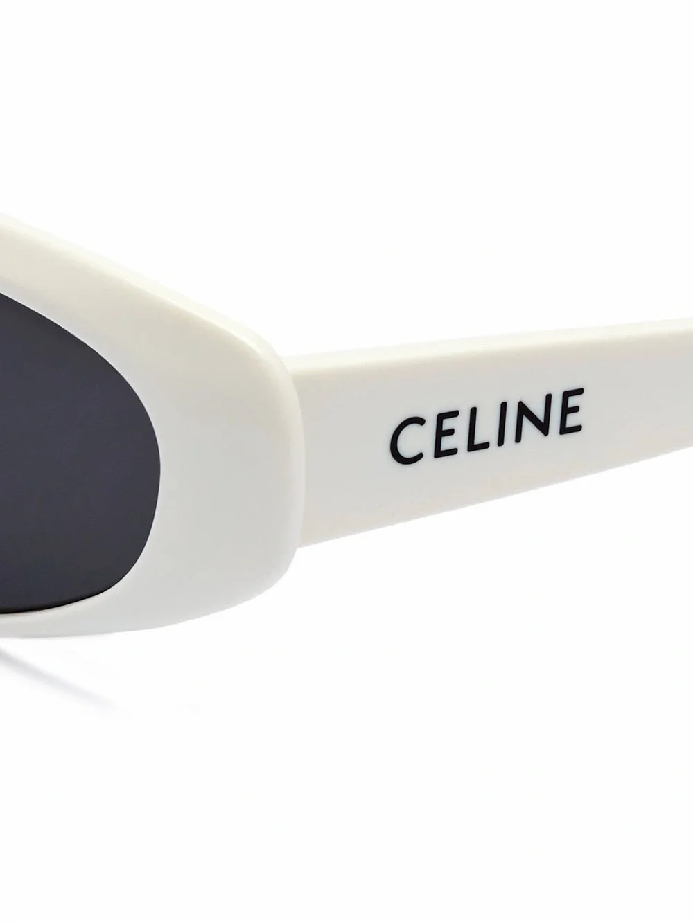 New Celine CL40279U 25A Ivory Cat-Eye Sunglasses Authentic